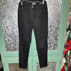 William Rast Black Wash Slim Leg Jeans Size 4